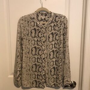 J Crew Snake print blouse